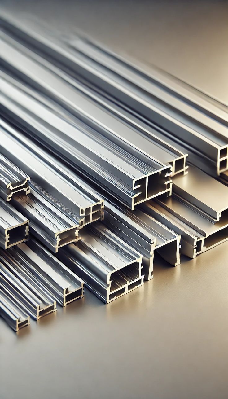 Aluminium profiles and metal tracks